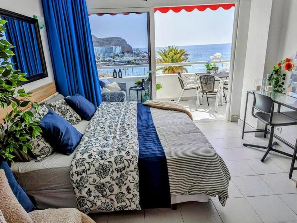 Beachfront Studio Apartment Puerto Rico Пуэрто Рико Экстерьер фото